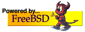 [`Powered by FreeBSD' logo]